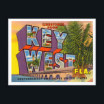 Greetings from Key West, Florida Vintage Travel Postcard<br><div class="desc">Greetings from Key West,  Florida Vintage Travel Postcard</div>