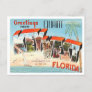 Greetings from Key West, Florida Vintage Travel Postcard