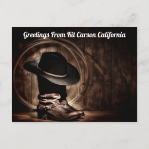 Greetings From Kit Carson, California Postcard