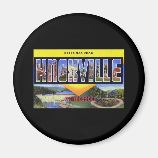 Greetings from Knoxville Tennessee Magnet (Front)