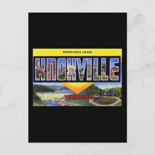 Greetings from Knoxville Tennessee Postcard