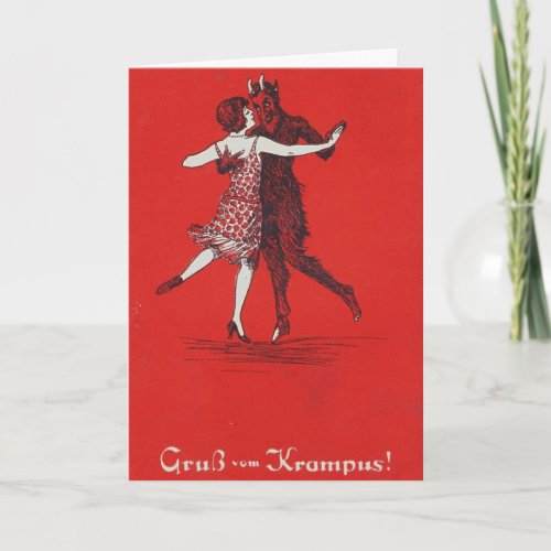 Greetings from Krampus Holiday Card