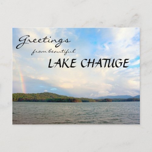 Greetings from Lake Chatuge Postcard