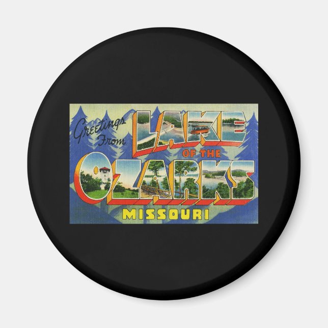 Greetings from Lake of the Ozarks Missouri Magnet (Front)
