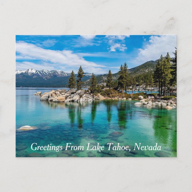 Greetings From Lake Tahoe, Nevada Postcard (Front)