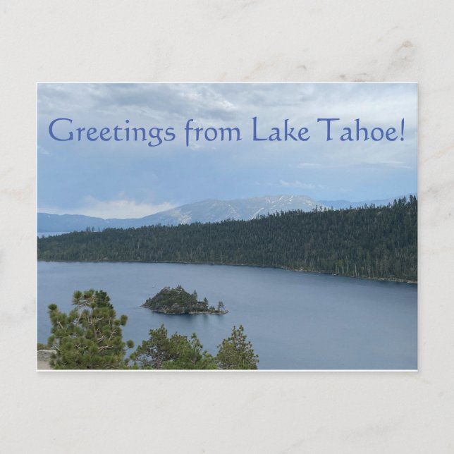 Greetings from Lake Tahoe! Postcard (Front)