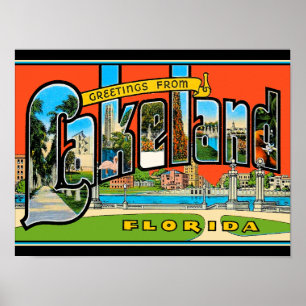 Greetings from Lakeland Poster