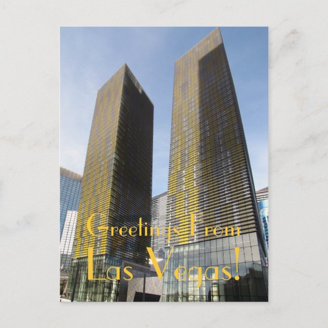 Greetings From Las Vegas! Postcard (Front)