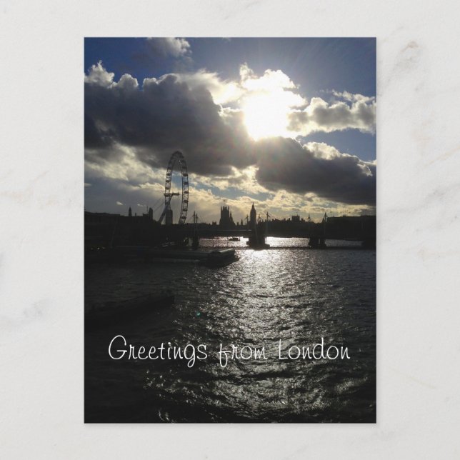 Greetings from London Postcard (Front)