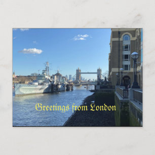 Greetings From London Postcard