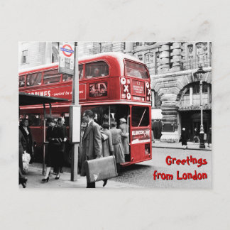 Greetings from London Postcard