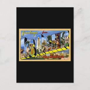 Greetings from Los Angeles California Postcard