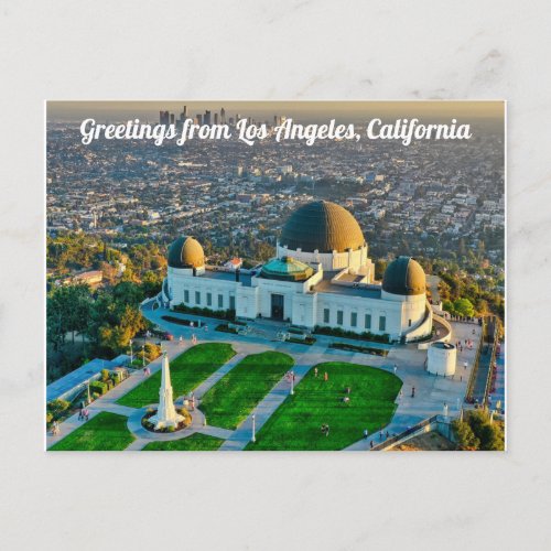 Greetings from Los Angeles California Postcard