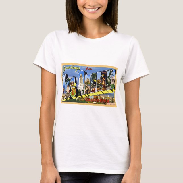 Greetings from Los Angeles California T-Shirt (Front)