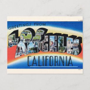 Greetings from Los Angeles Large Letter Postcard
