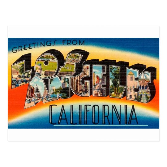 Greetings From Los Angeles Postcard