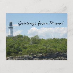 Greetings from Maine Postcard
