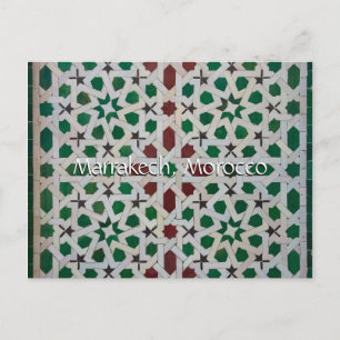 Greetings from Marrakech Morocco Postcard