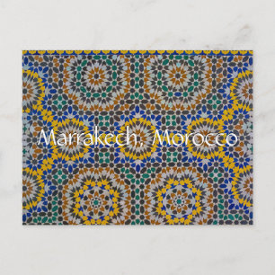 Greetings from Marrakech Morocco Postcard