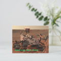 Greetings from Mars! Mars Curiosity Rover Postcard | Zazzle