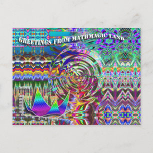 Greetings from MathMagic Land Postcard