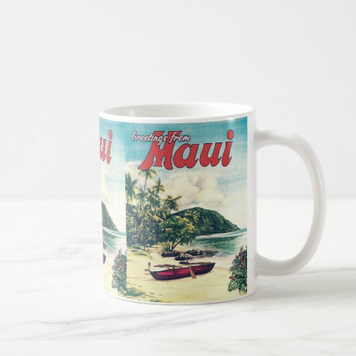 Greetings From Maui Hawaii    Coffee Mug