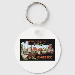 Greetings from Memphis, Tennessee Keychain