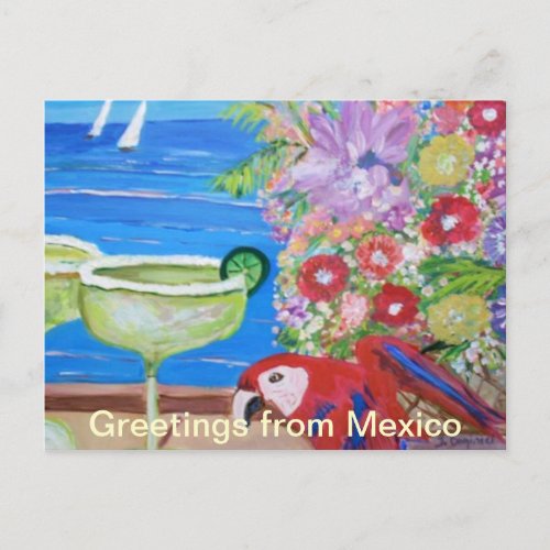 Greetings from Mexico Postcard