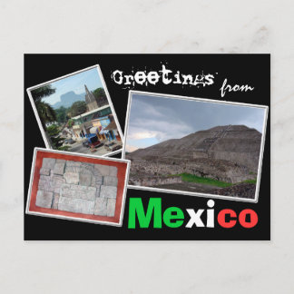 Greetings from Mexico Postcard