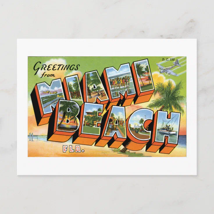 postcard miami beach