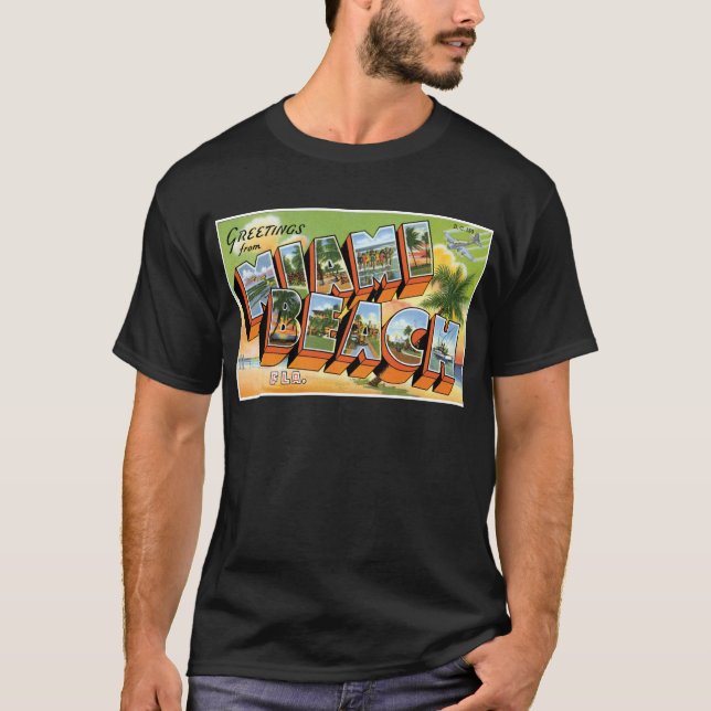 Greetings from Miami Beach, Florida! T-Shirt (Front)