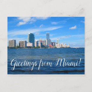 Greetings from Miami Postcard