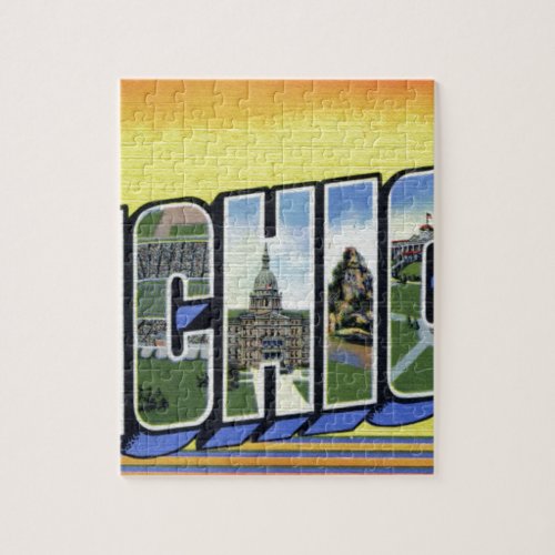 Greetings From Michigan Jigsaw Puzzle