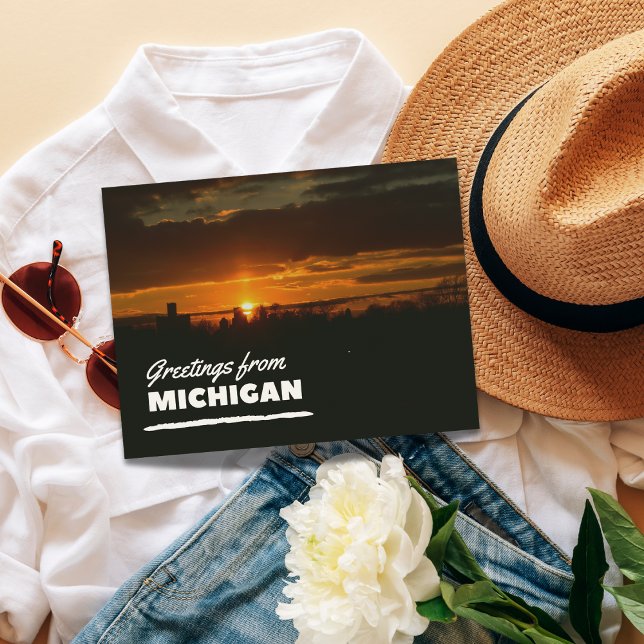 Greetings From Michigan Postcard (Greetings From Michigan Postcard)