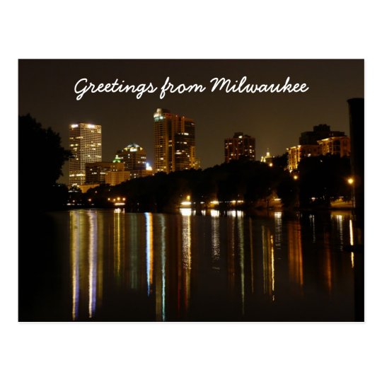 Greetings from Milwaukee Postcard