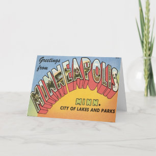 Greetings From Minneapolis Card