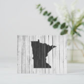 Greetings From Minnesota Rustic Wooden Postcard | Zazzle