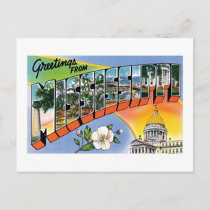Greetings from Mississippi! Postcard