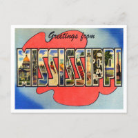 Greetings from Mississippi Vintage Travel