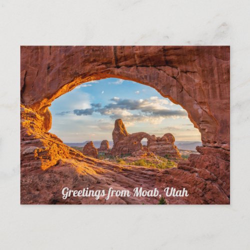 Greetings From Moab Utah Postcard