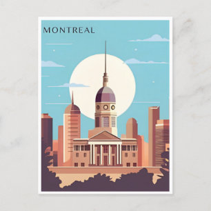 Greetings from Montreal, Canada Vintage Travel  Postcard