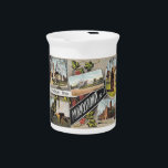 Greetings from Morristown NJ Vintage Style Beverage Pitcher<br><div class="desc">Greetings from Morristown NJ Vintage Style
Z320195</div>