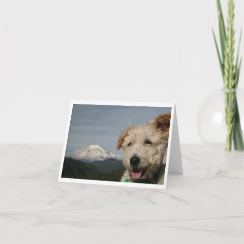 Greetings from Mt Rainier Card