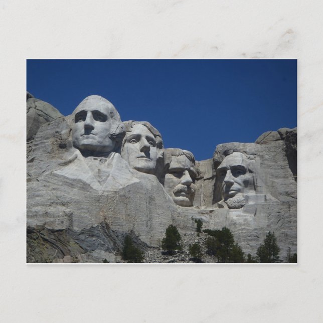 Greetings From Mt Rushmore Postcard (Front)