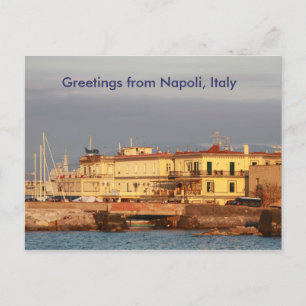 Greetings from Napoli, Italy Postcard