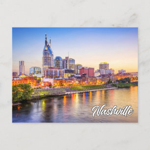 Greetings From Nashville, Tennessee, USA Postcard