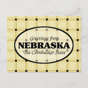 Greetings from Nebraska Postcard