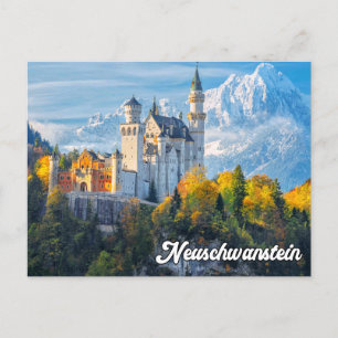 Greetings From Neuschwanstein Castle, Germany Postcard