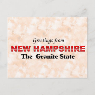 Greetings from New Hampshire Postcard