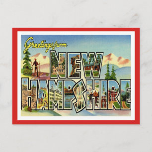 Greetings From New Hampshire Postcard